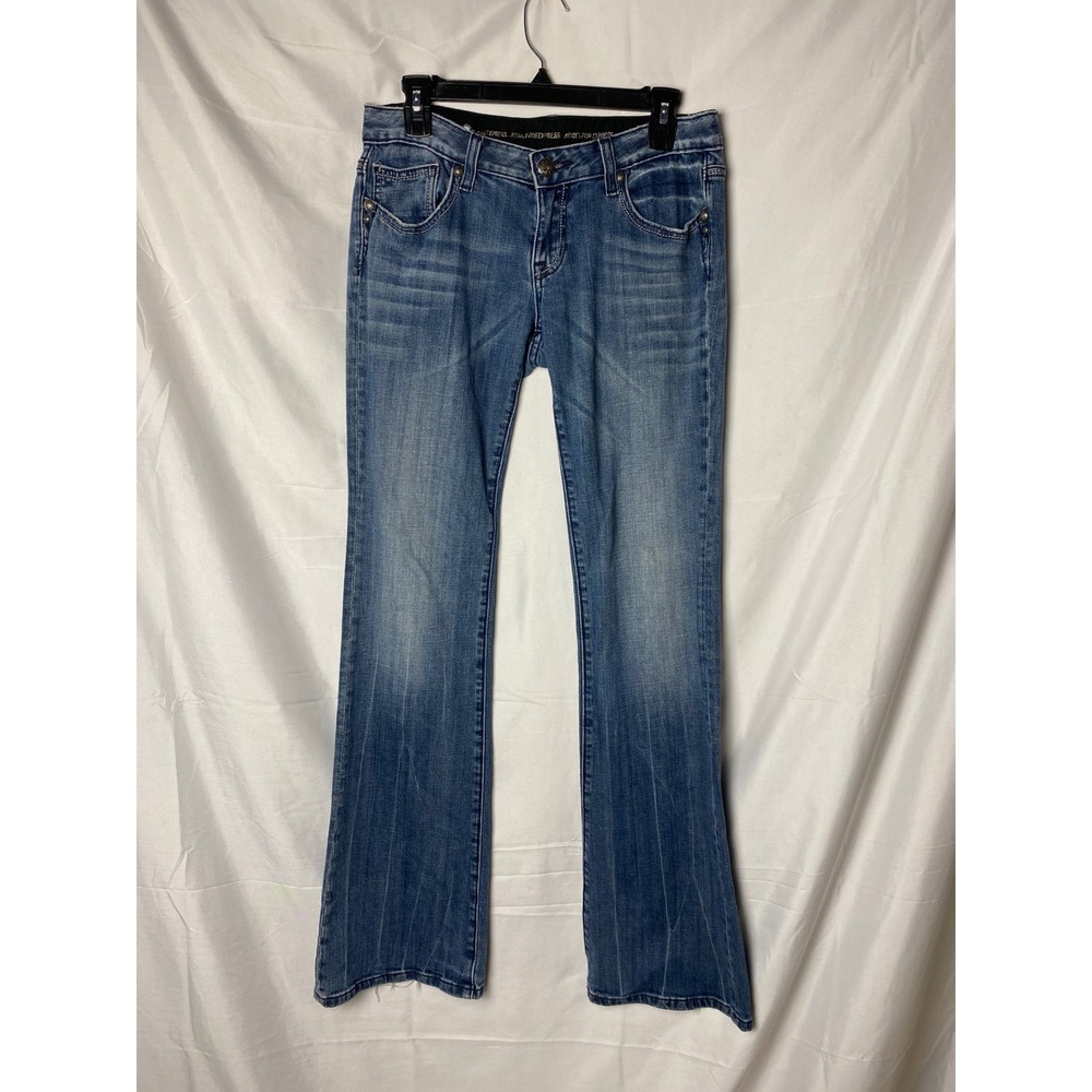 Rerock For Express Bootcut Jeans Womens 6L Low‎ Rise Denim